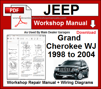 Jeep Grand Cherokee WJ Workshop Repair Manual Download